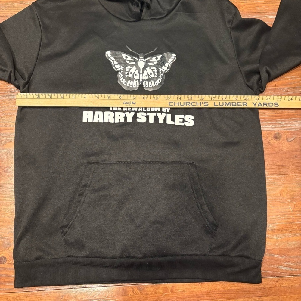 Harry Styles Fine Line Butterfly Hoodie – Size M – Black Fine Line Sweatshirt - Picture 6 of 9